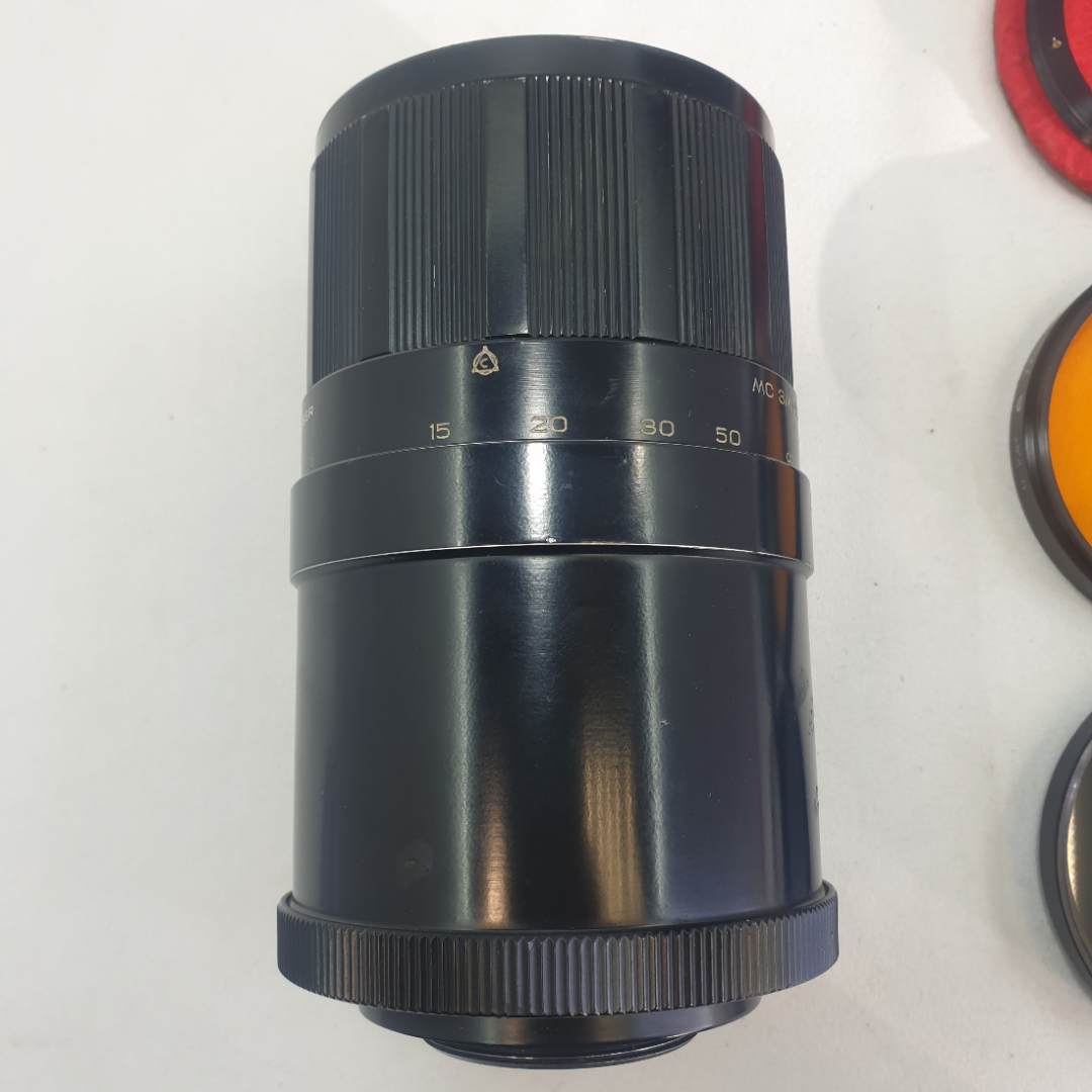 Объектив ЗМ-5СА 500 mm f/ 8.0 MC с набором цветных светофильтров, на линзе незначительные царапины. Картинка 6
